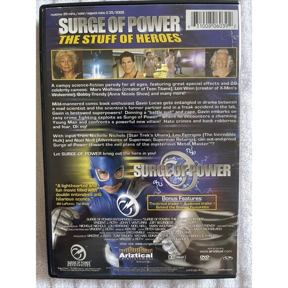 Surge Of Power - DVD - Lou Ferrigno - Picture 2 of 4